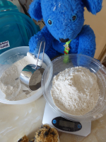 S85_02_TeddyAndTommyWeighingOutFlour